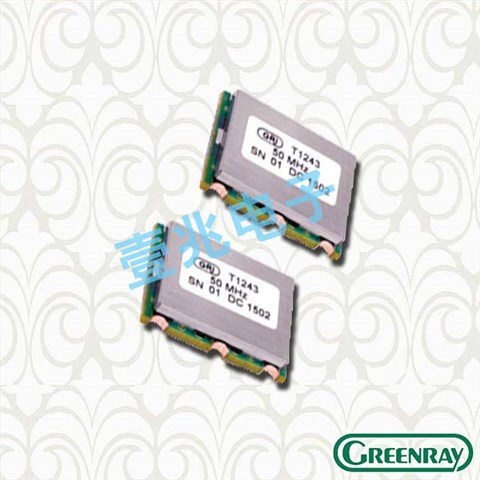 Greenray歐美晶振,T91溫補晶體振蕩器,T91-T16-24.0MHz貼片晶振