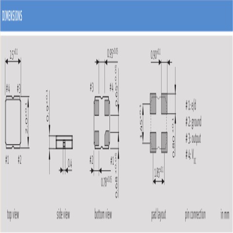美國(guó)Jauch進(jìn)口晶振,O 38,40-JO22H-F-3,3-1-T1-LF差分晶體振蕩器