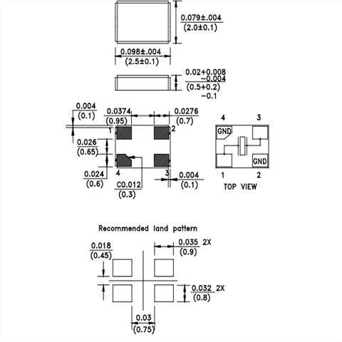 ELM10-16.000MHz-8-R60-2-D20-T,AEL貼片晶振,2520小體積晶振