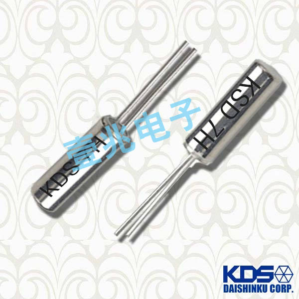 日本KDS晶振,DT-38圓柱晶振,1TC125DFNS030插件晶振