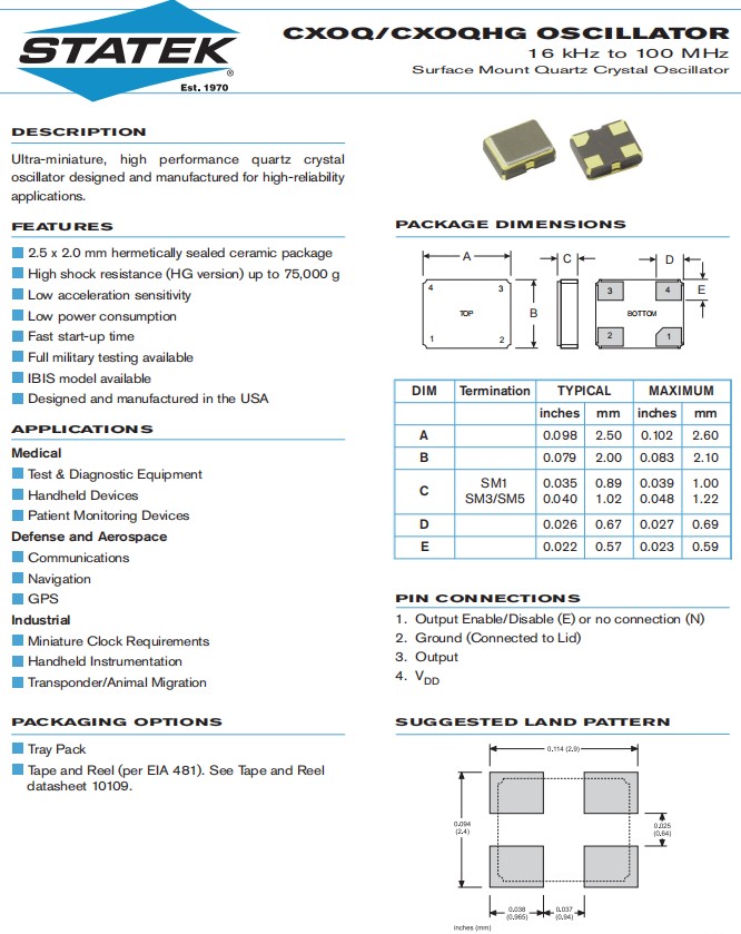 CXOQ，CXOQHG,2520