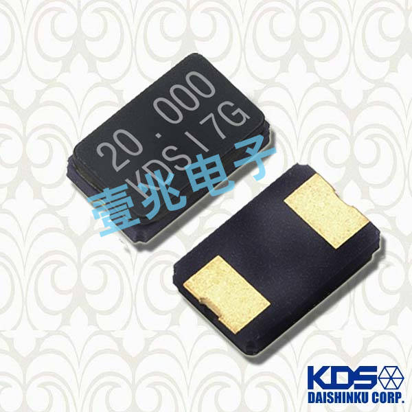KDS大真空晶振,DSX630G大體積陶瓷晶振,1CG12288EE1C二腳貼片晶振