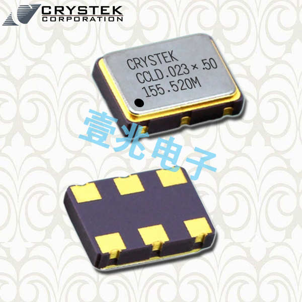 7050六腳差分晶體,CCLD-033-50-100.000,Crystek晶振